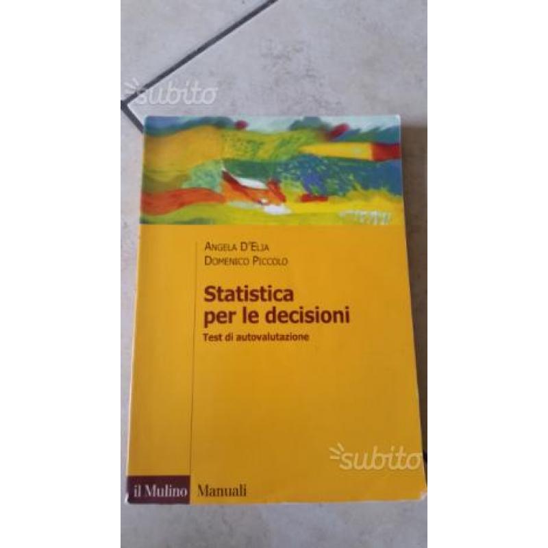 Manuali di statistica per università